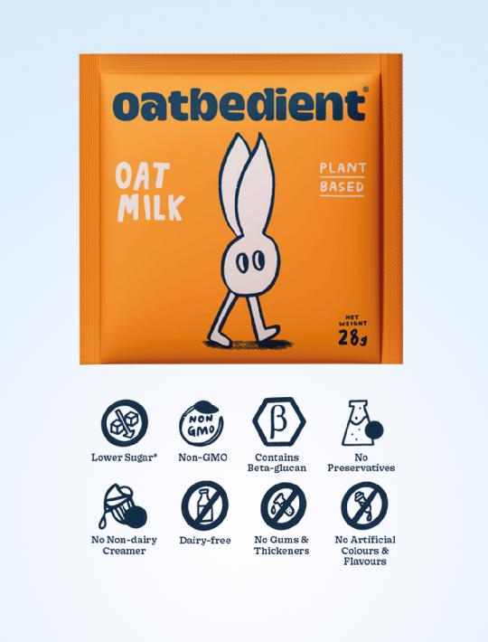 Oatbedient Original Oat Milk 24s x 28g